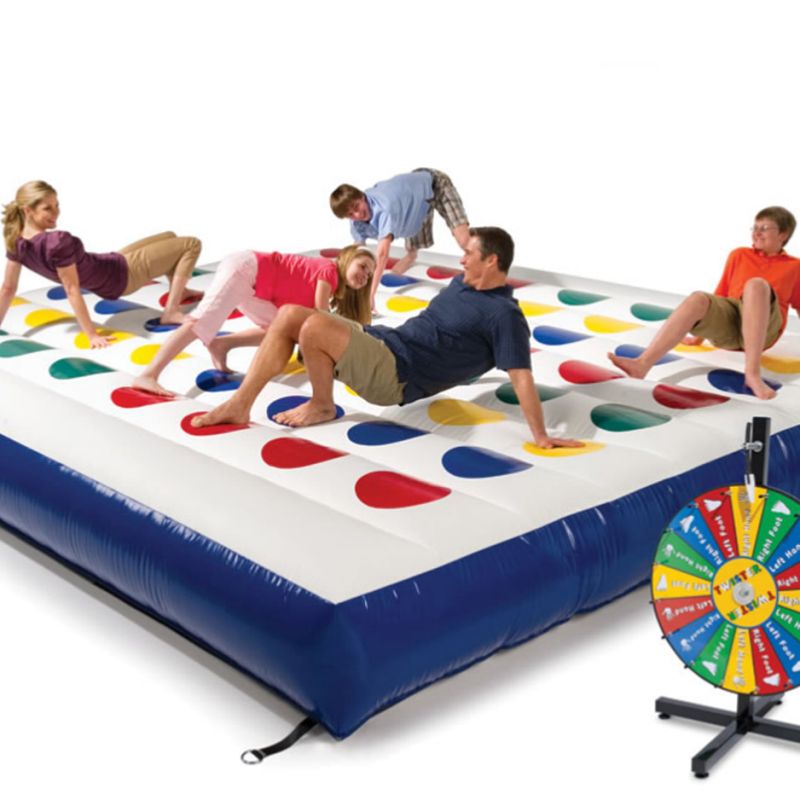 Inflatable Twister Mat Games Interactive Teambuilding - YL Inflatables