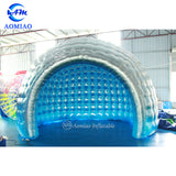 LED Silver Inflatable Dome Tent AMIT0039
